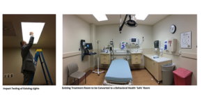Riverside Regional Medical Center Emergency Department Behavioral Health Safe Treatment Rooms Renovations